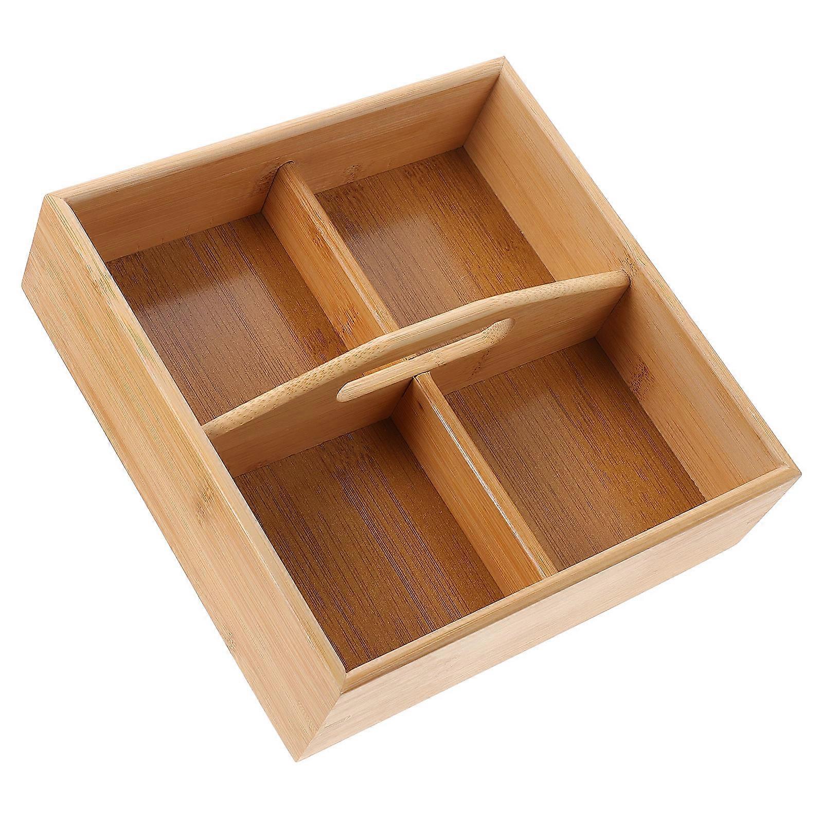 Candy Box with Dividers Dry Fruit Snack Tray 1 Set Storage Container