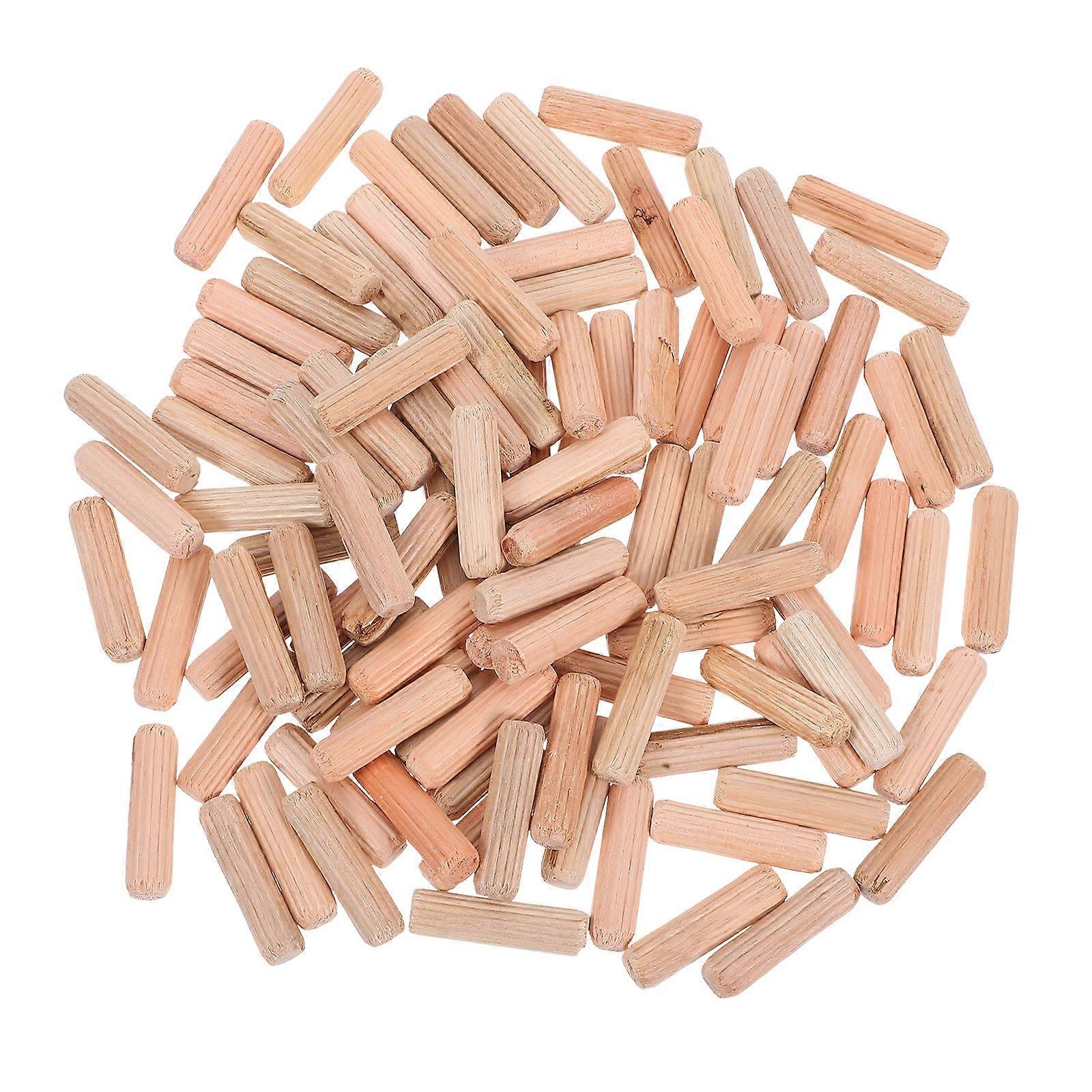 100pcs Hardwood Dowels for Furniture – Durable Wooden Pegs for Woodworking Projects – Ideal for Tables, Chairs & Cabinets