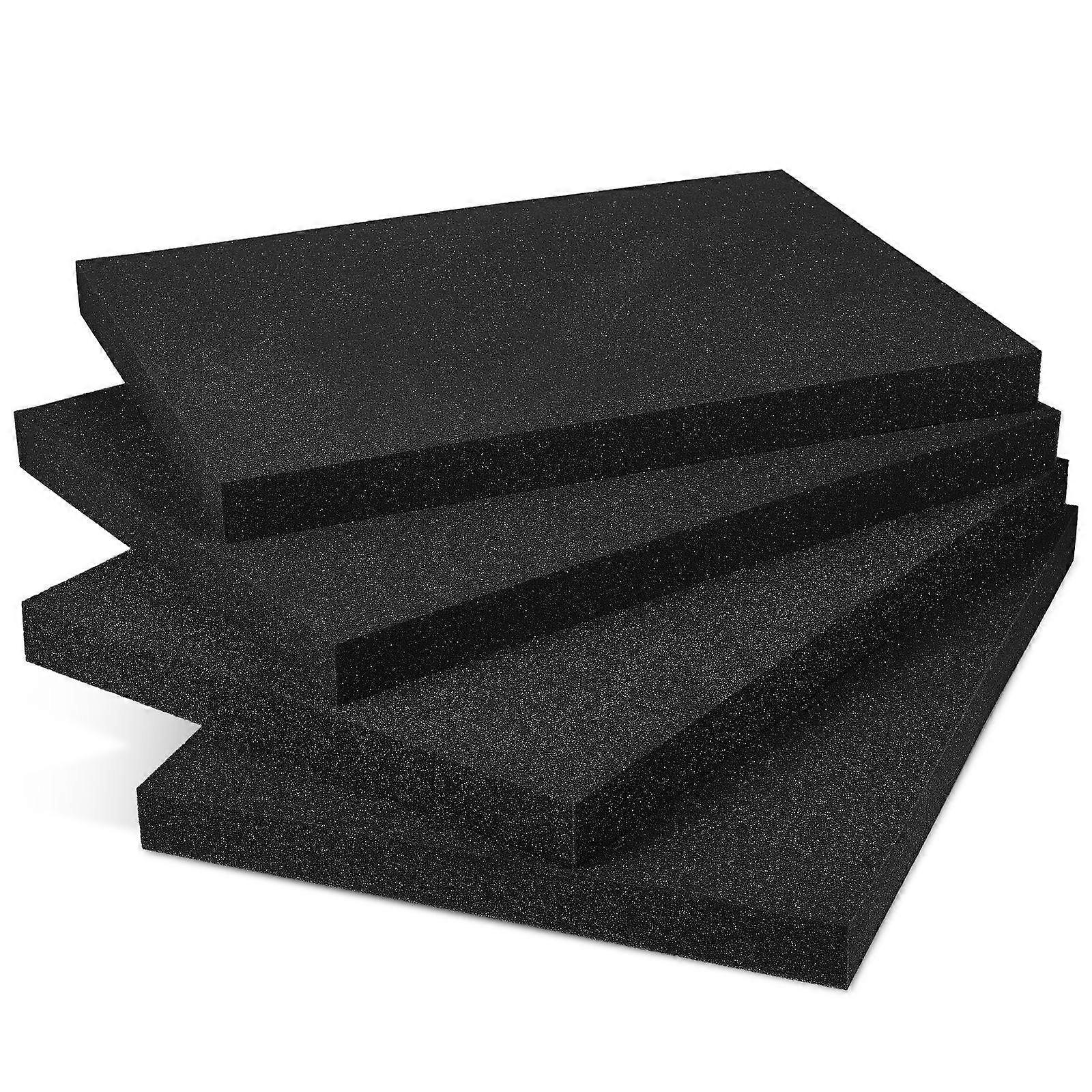 Black Polyethylene Foam Sheets for Packing Crafts with High Density and 4pcs
