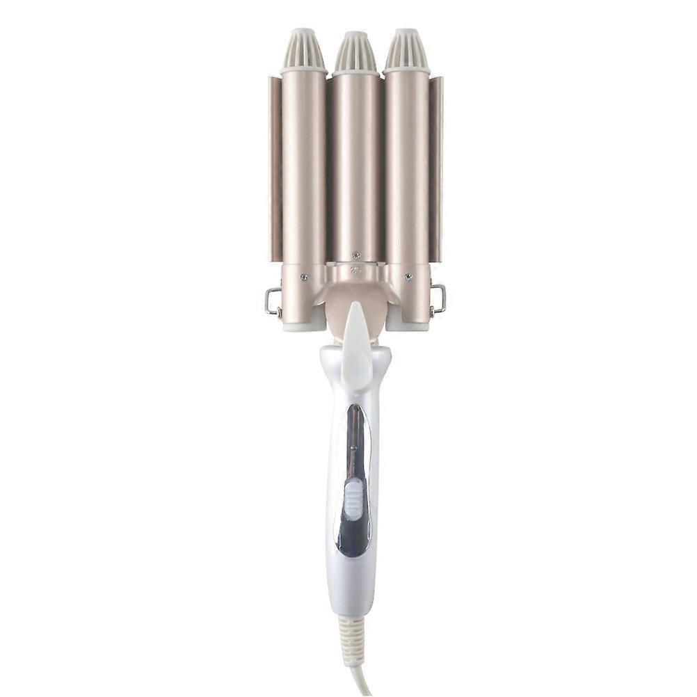 Hair Curling Rod Tourmaline Ceramics Home Use Quick Heating Temperature Control 1Pack