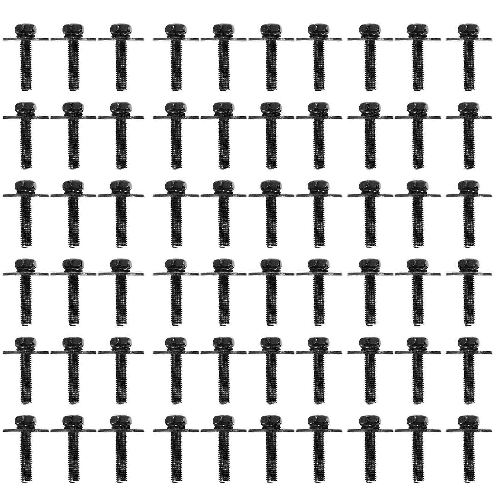100pcs Drum Set Screws Replacement with Washers – Durable Metal Lug Nuts for Easy Installation and Maintenance
