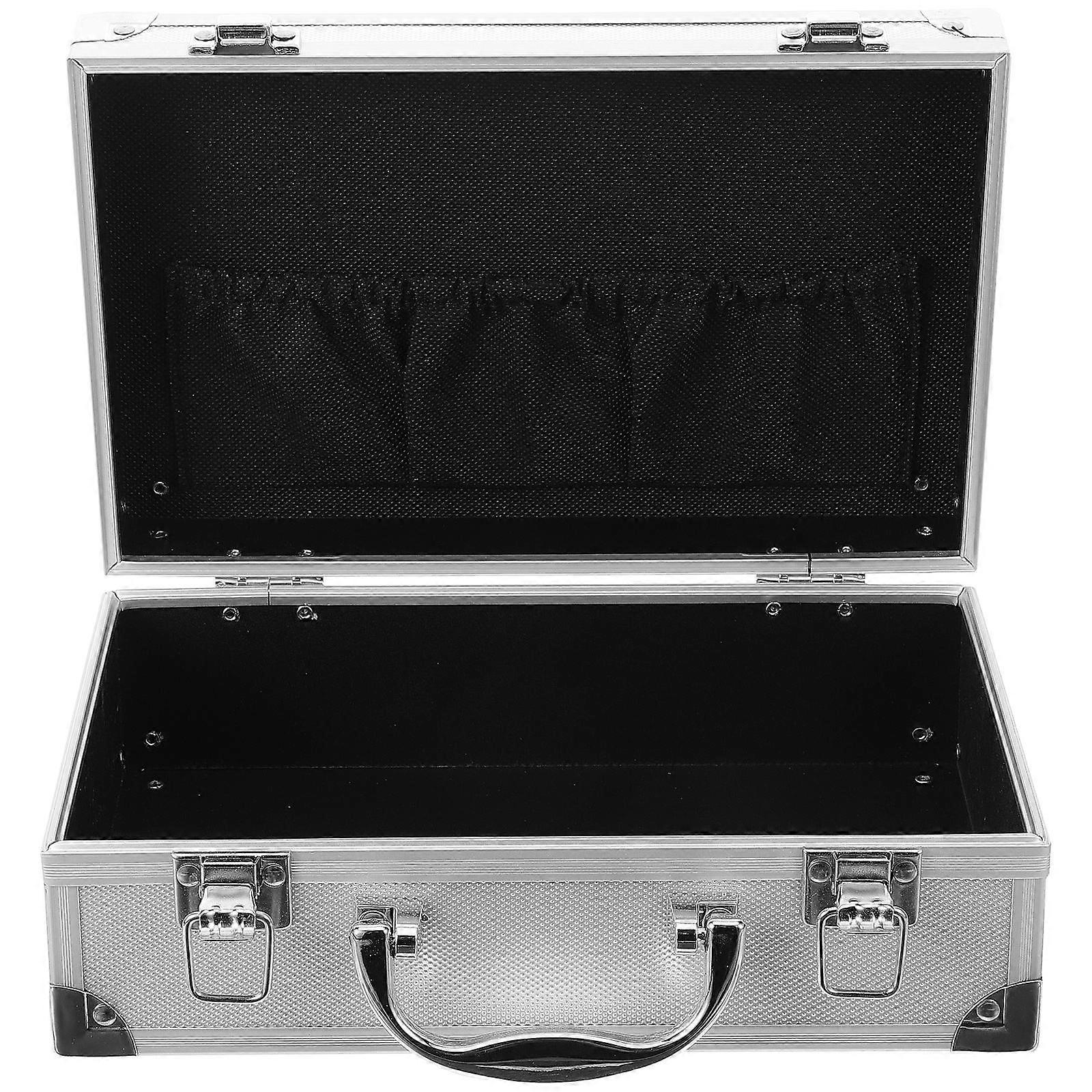 Tools Box Portable Tool Storage Box for Outdoor Use 1 Case Silver Metal