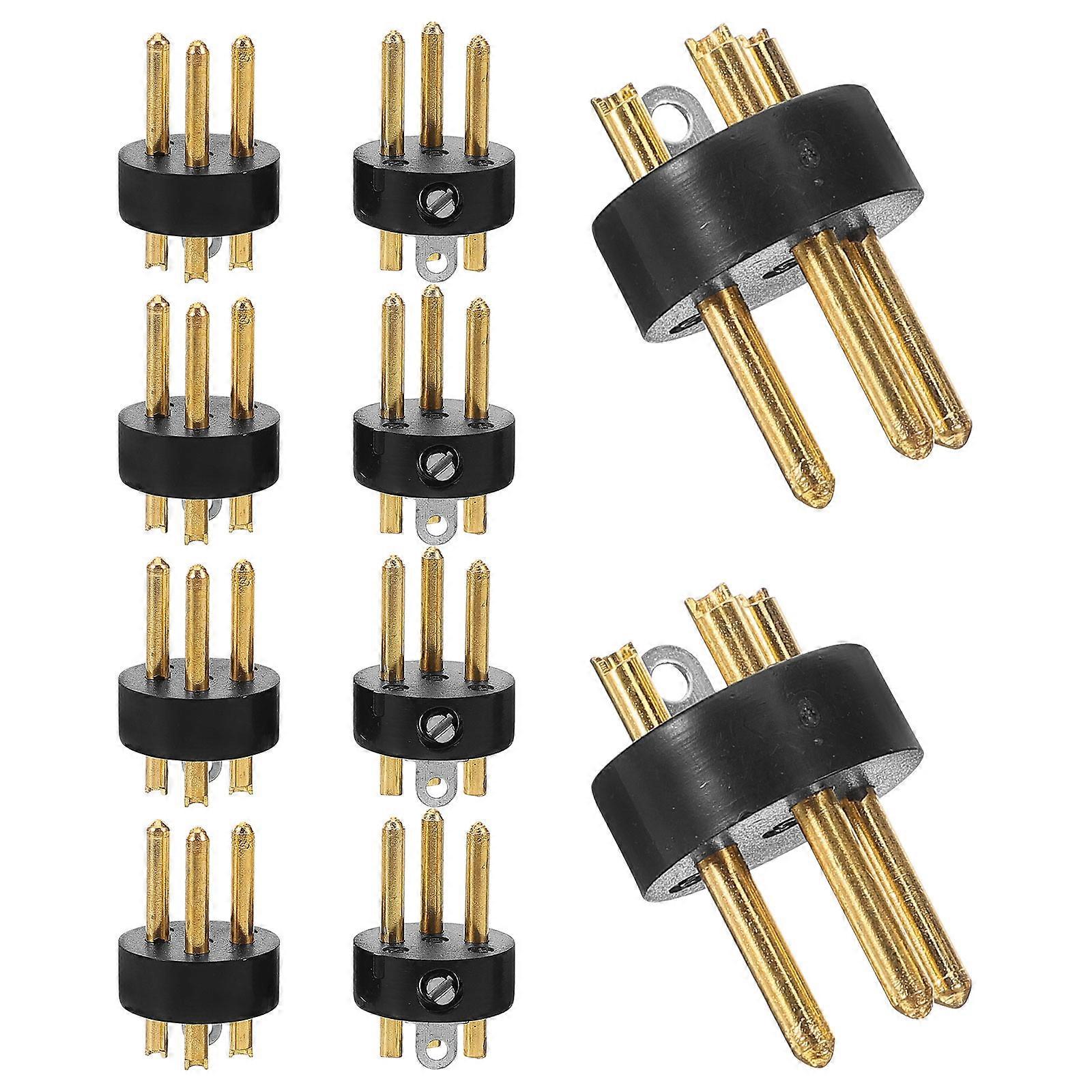 KTV Microphone Adapter Mic Screw Adapter for Mixer Cable 10Pcs