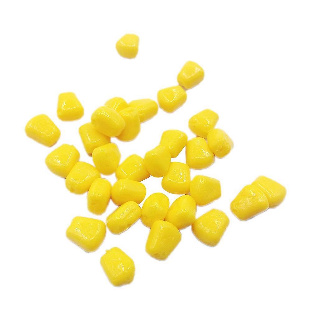 Durable PVC Artificial Corn Baits for Fishing with Lifelike Appearance and Sweet Taste 100pcs