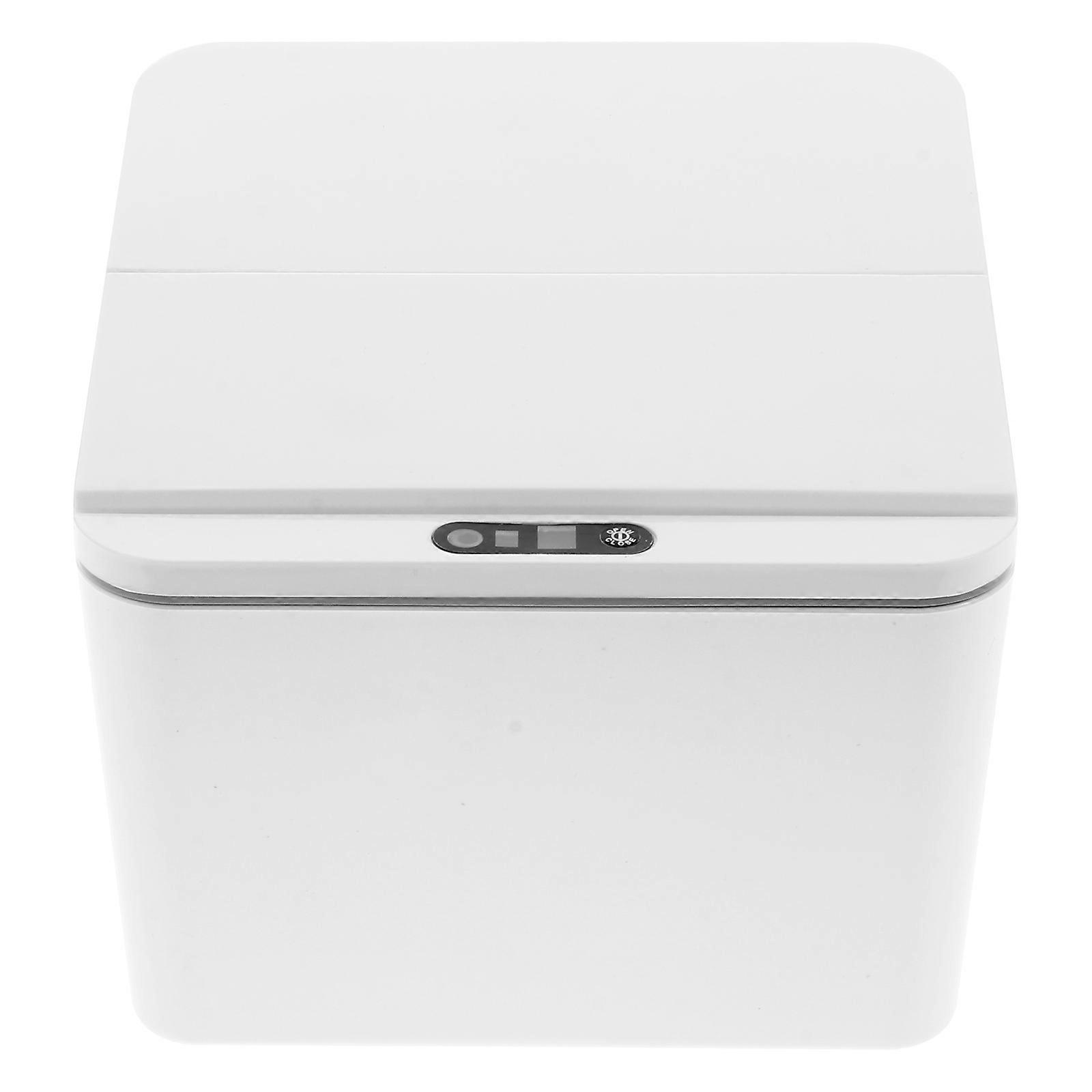 Car Garbage Can Motion Activated Trash Container Simple and Elegant Design 17.5X17.5cm 4L Tissue Holding 1Pcs