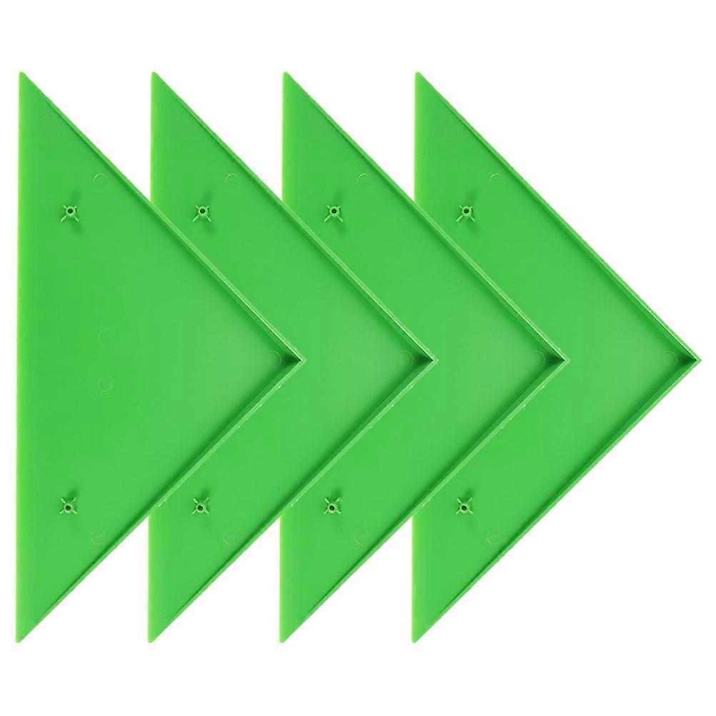 Football Table Guard Triangle Corner Protector For Party Use Durable Plastic 32.50X23.00X2.00CM Tabletop Protection 4Pcs