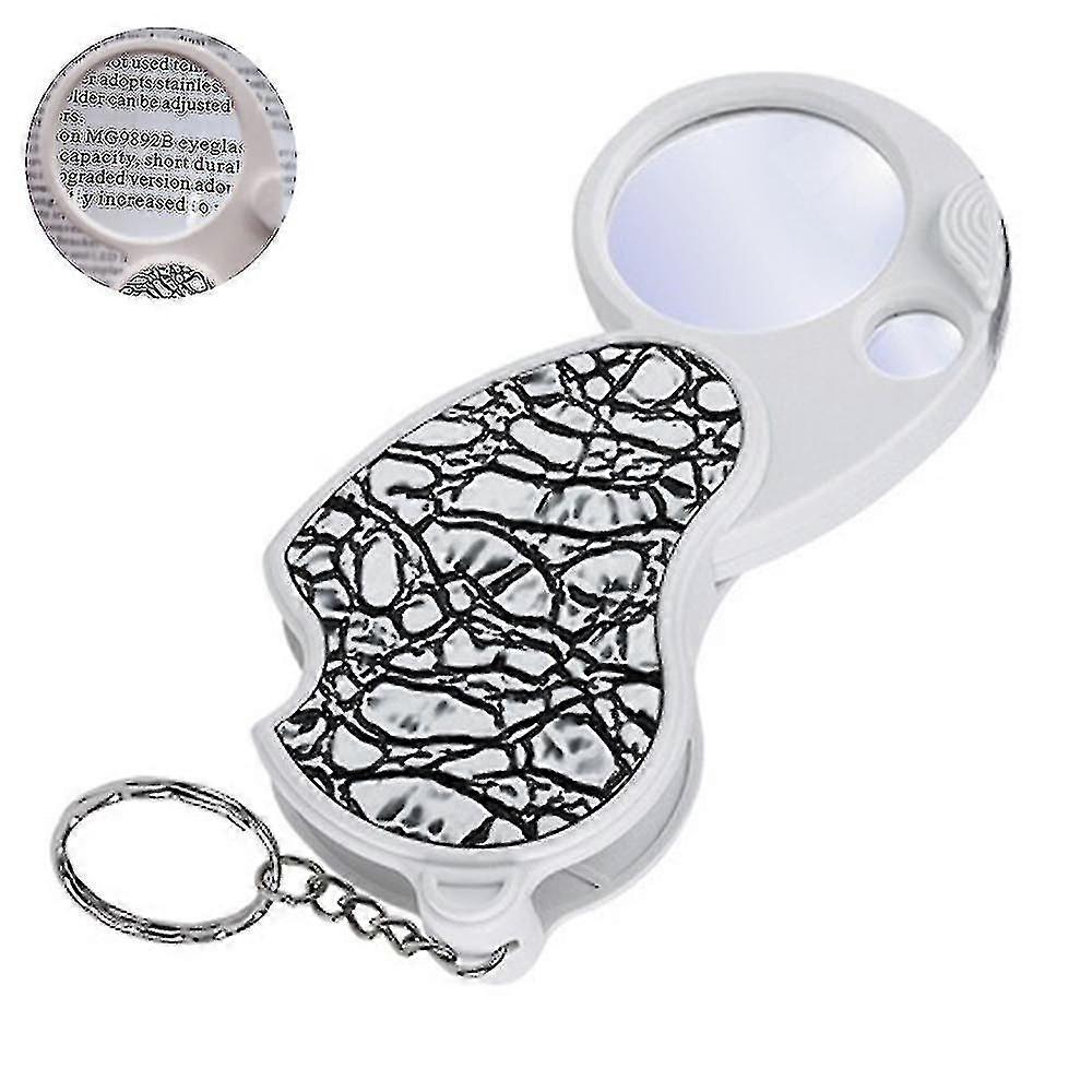 1pcs Magnifying Glass With Light, Lighted Magnifying Glass, 8x 20x