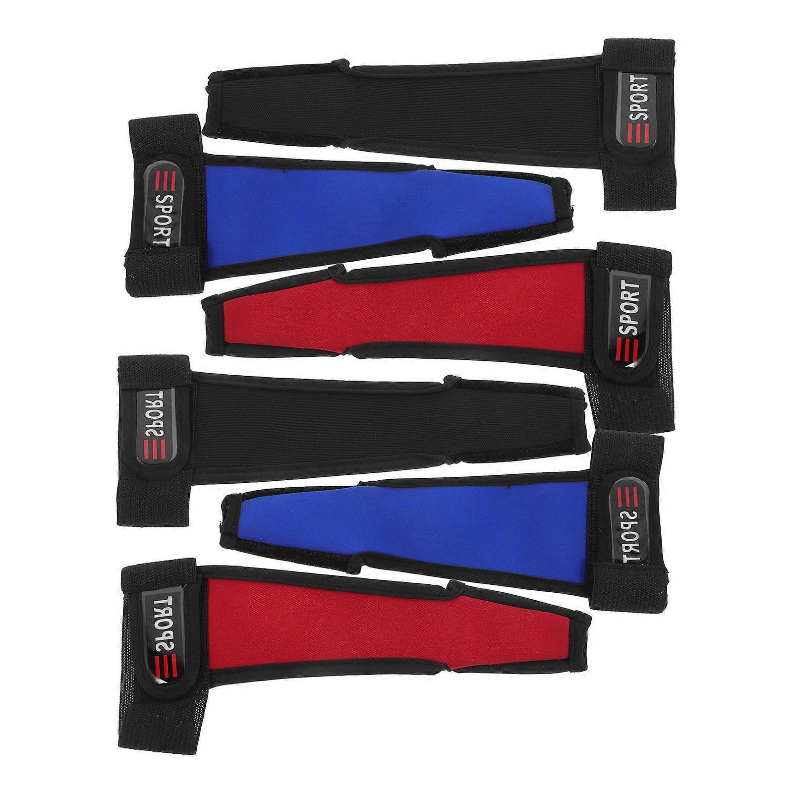 6Pcs Fishing Gloves For Fishing Equipment Full Finger Design Assorted Color Provides Finger Protection For Freshwater Fishing