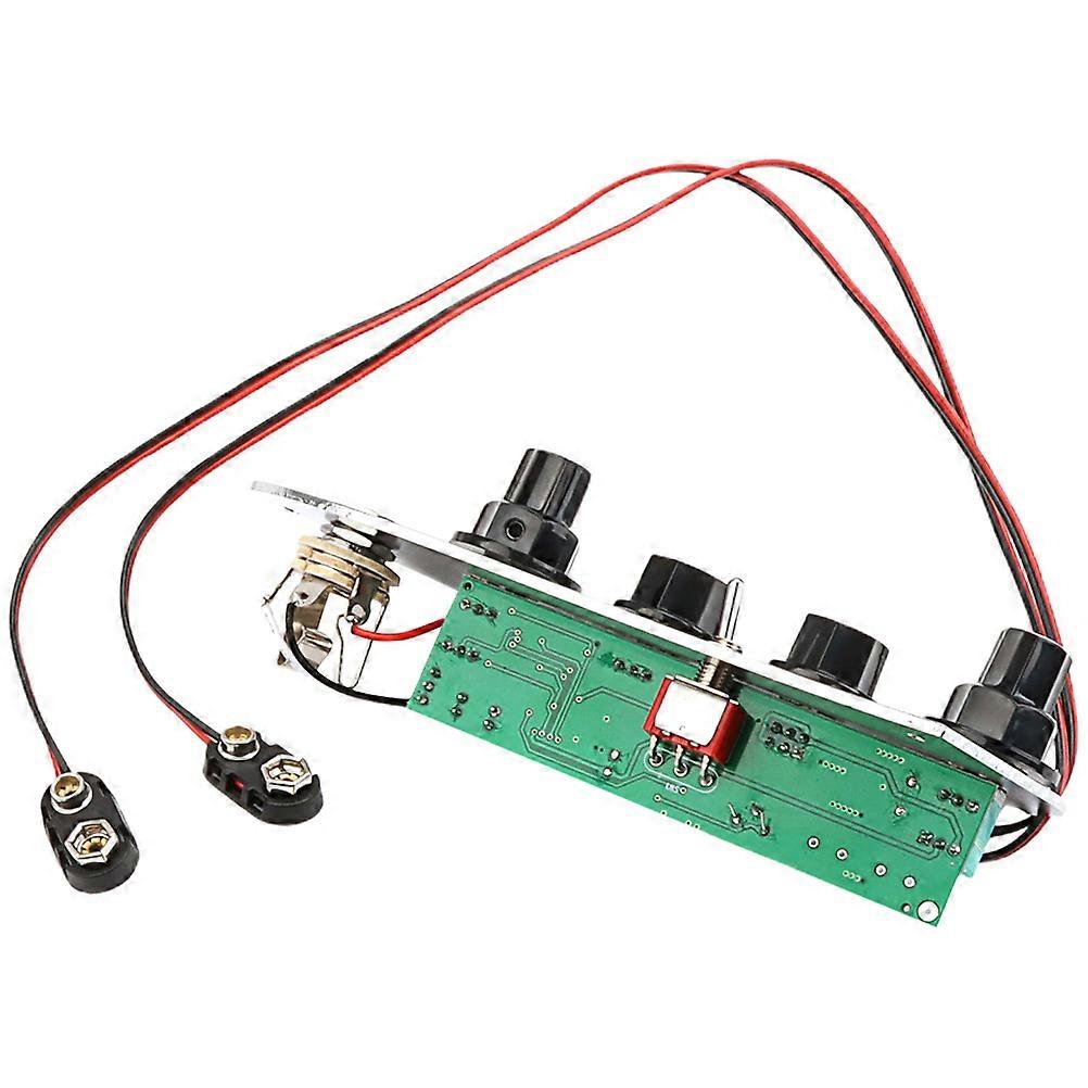 Manopole di controllo in metallo Basso elettrico Piastra di controllo Manopole per cablaggio Parte per chitarra Performance Iron 1Set