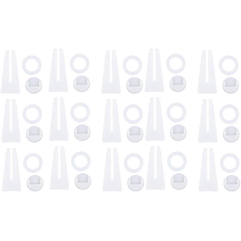White Plastic Photo Frame Stand with Easel Back for Stable Display and Holding Use 15 Pieces
