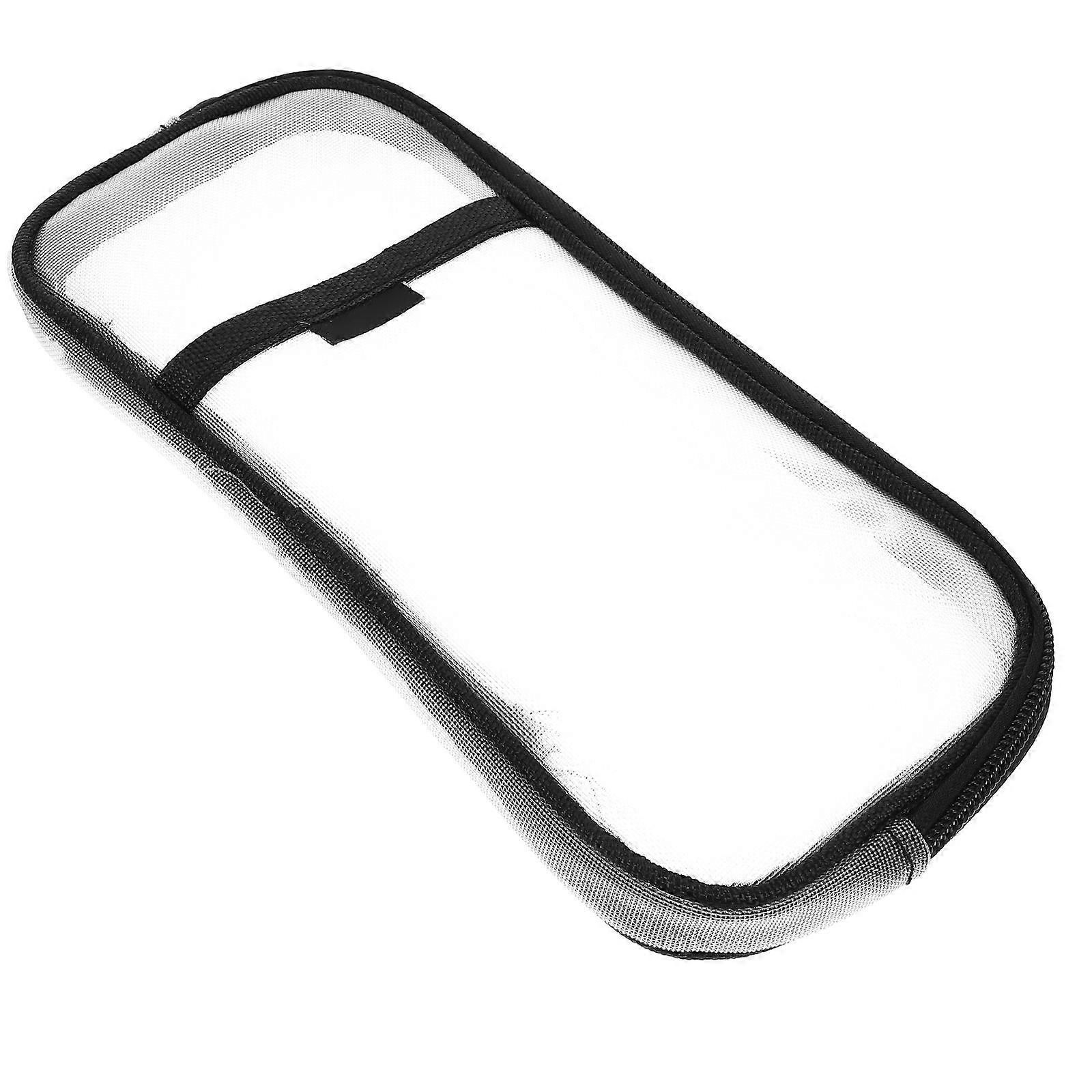 Marker Bag Large Capacity Pen Pouch Multi-Function Storage Organizer Portable Use For Students Office 23.5X11Cm Black 1Pack