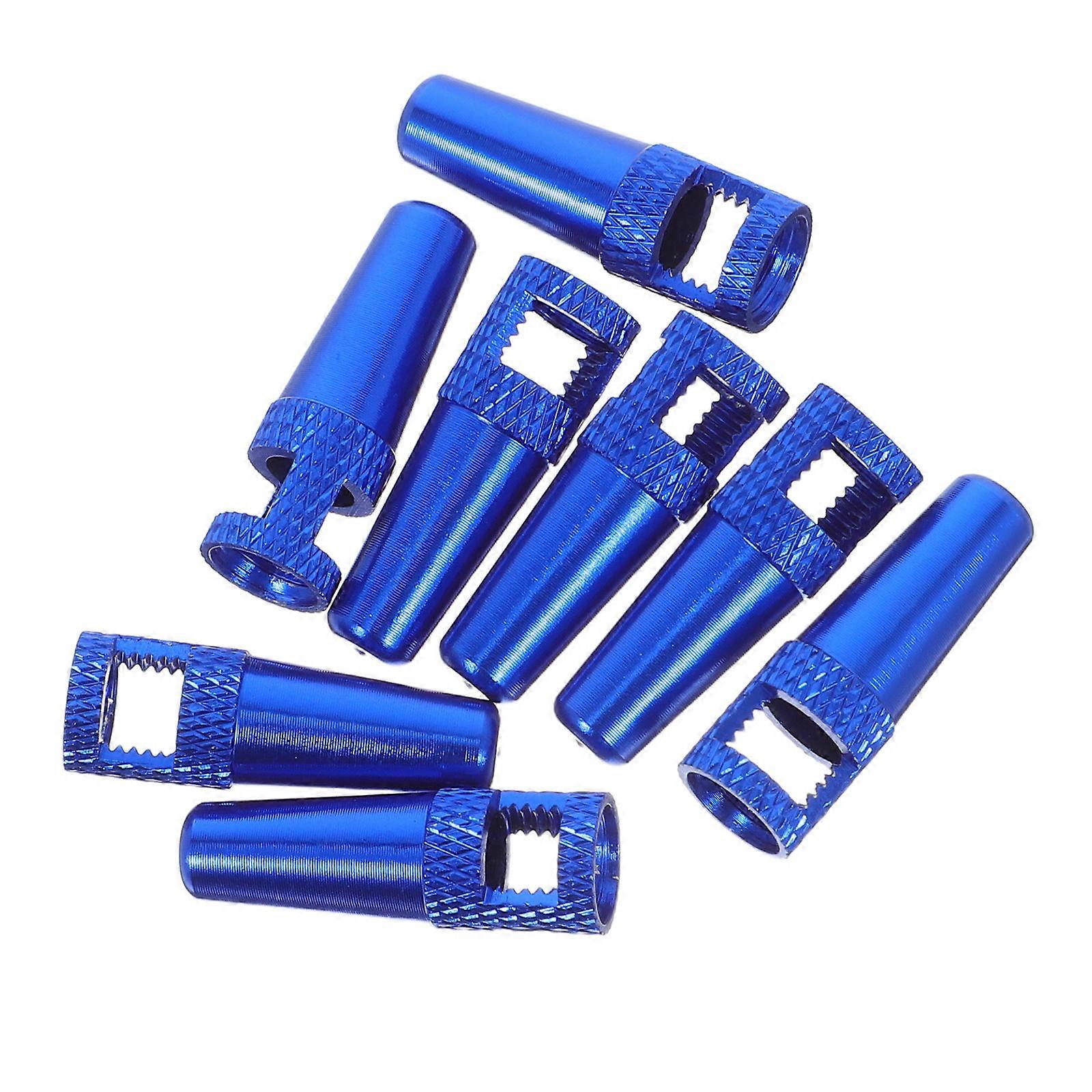 Aluminum Alloy Tire Valve Caps – 8pcs Stylish French Design Bike Valve Covers for Road and Mountain Bikes with Easy Installation and Efficient Airflow