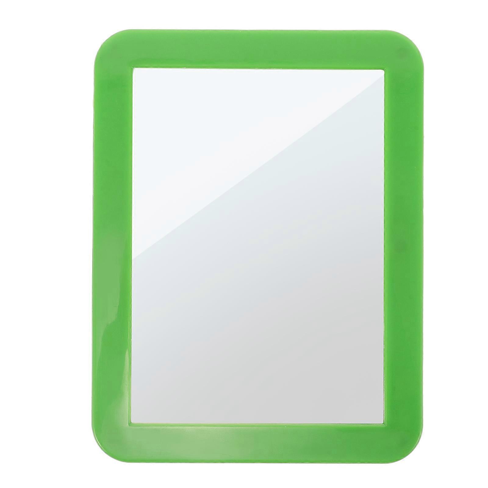 Small Magnetic Mirror Rectangular Makeup Mirror Personal Grooming Plastic 1Set