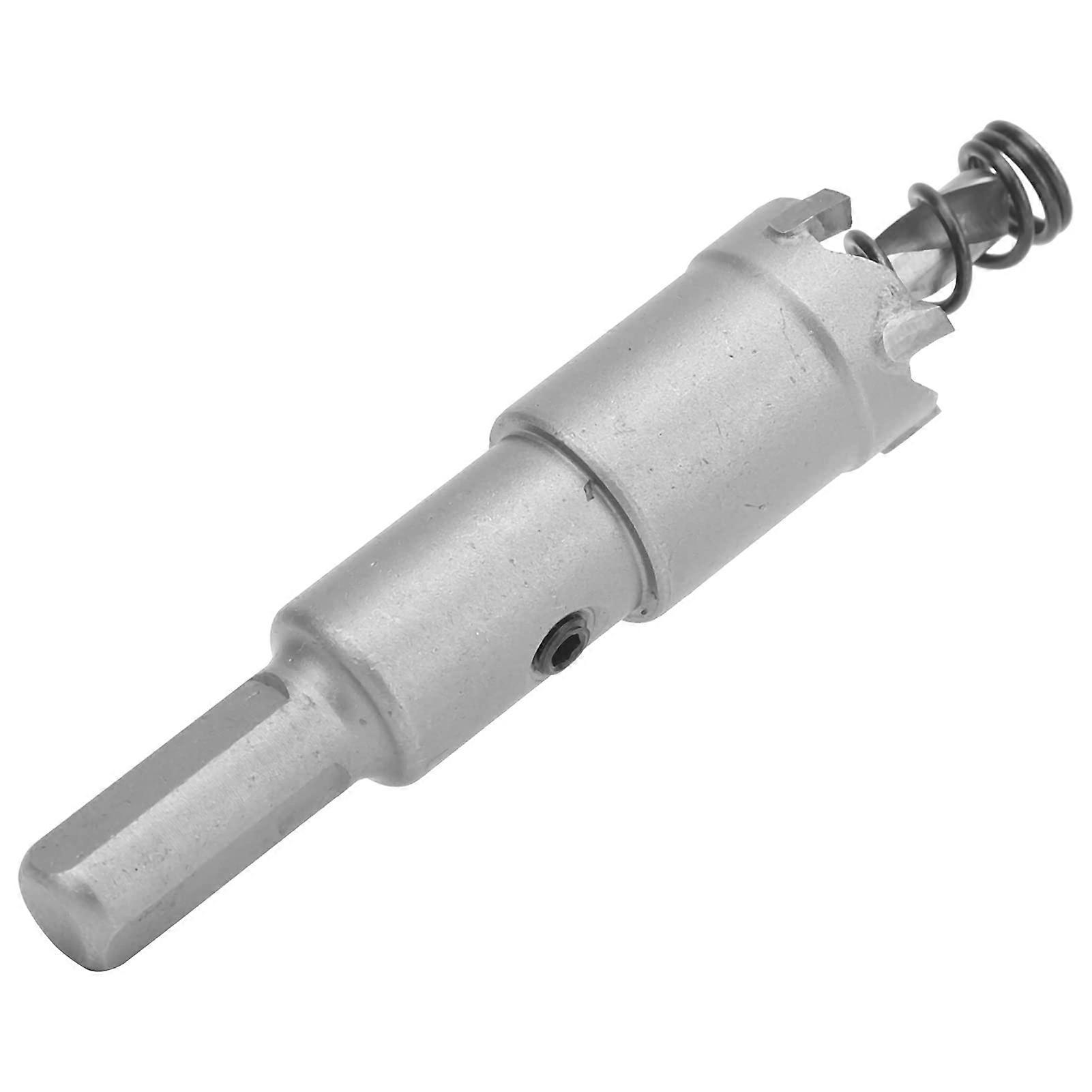 Cemented Carbide Hole Saw Cutter for Metal Thick Plates, 24.5mm Diameter, Durable Cutting Tool for Smooth Openings