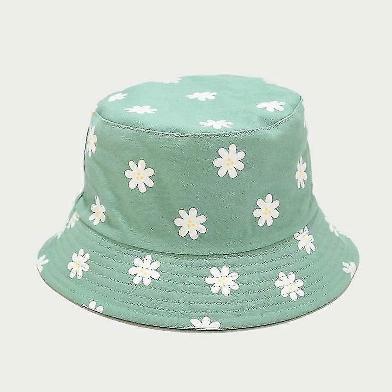 Unisex Print Double-side-wear Reversible Bucket Hat Travel Bucket Cap