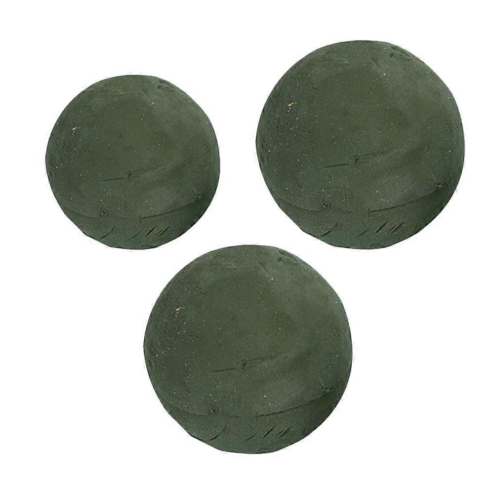 3Pcs Spherical Floral Foams for Flower Arranging Gardening Tools