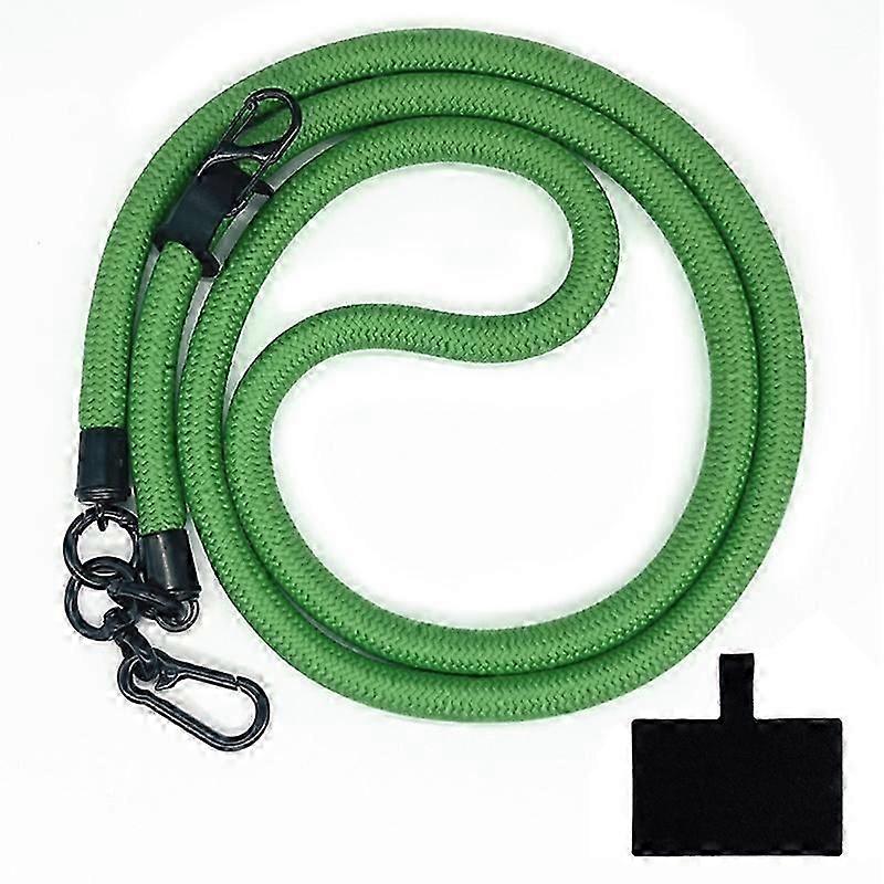 Type U 10mm Crossbody Phone Lanyard Polyester Anti-Lost Neck Hanging Strap with Tether Tab