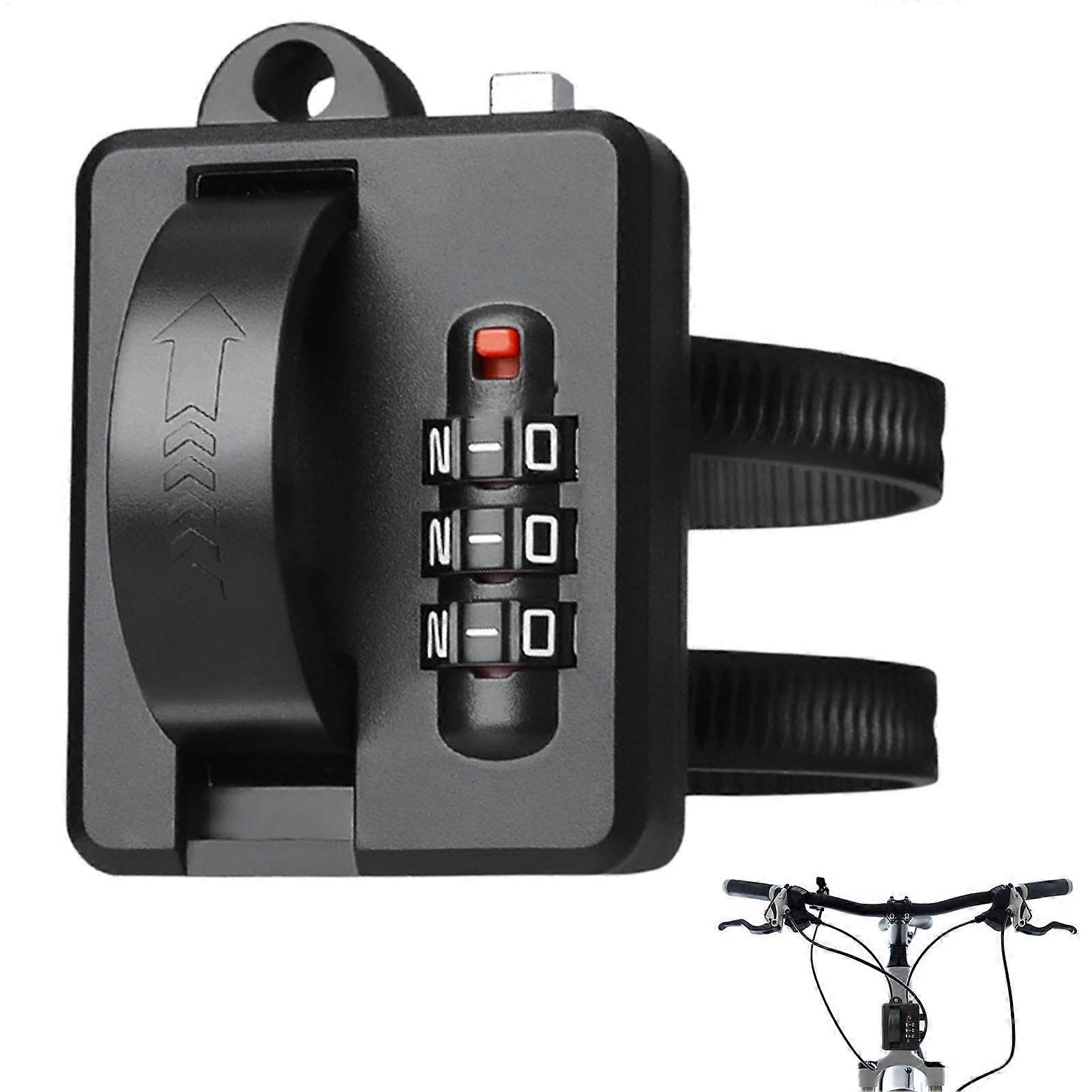 AntiTheft Motorcycle Helmet Lock, Handlebar Combination Lock, AntiTheft Security