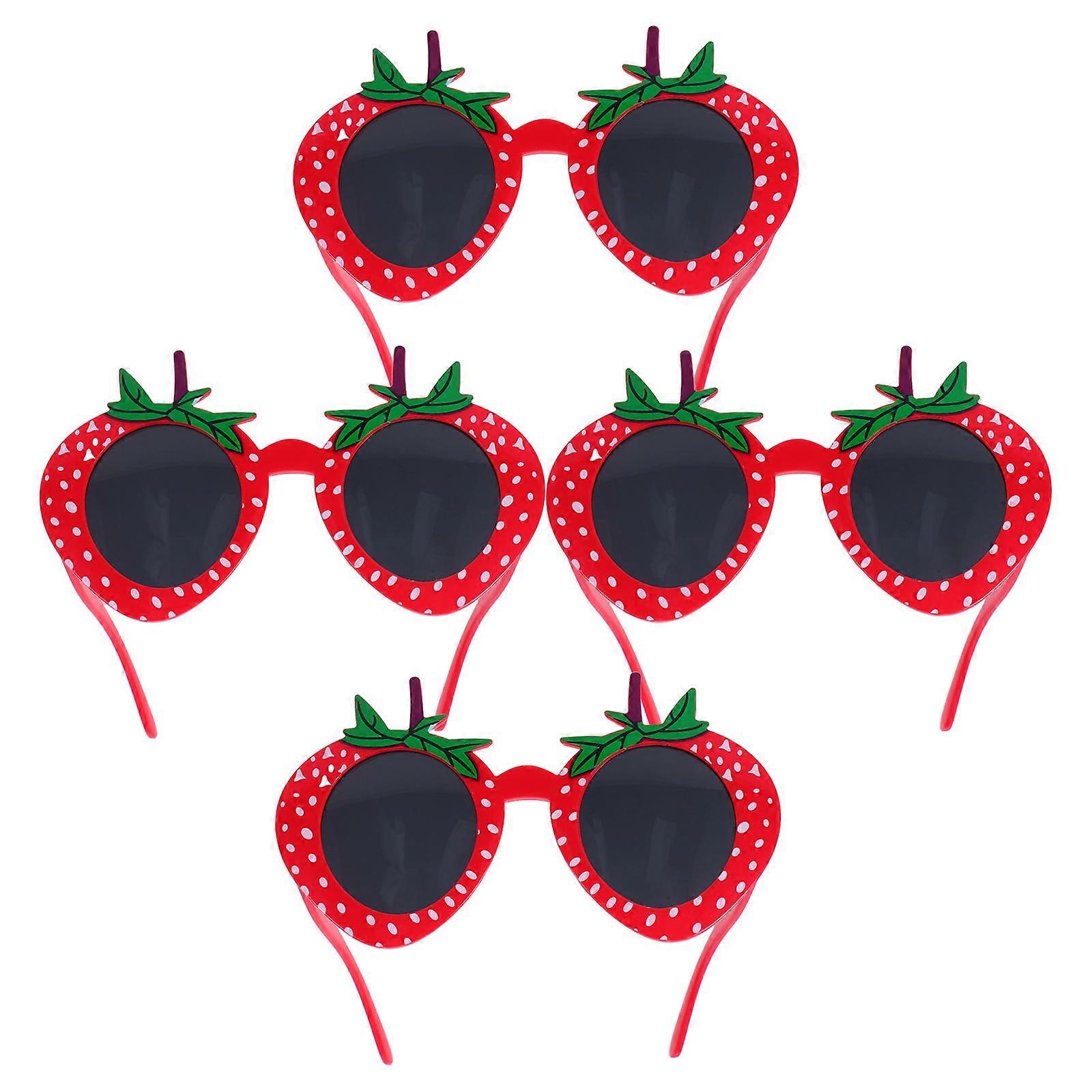 Kid Friendly Strawberry Design Sunglasses, Sturdy and Ideal for Special Occasions
