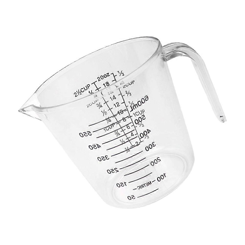Transparent Plastic Measuring Cups for Salon Use with Easy Read Scales and Tip Mouth 100ml