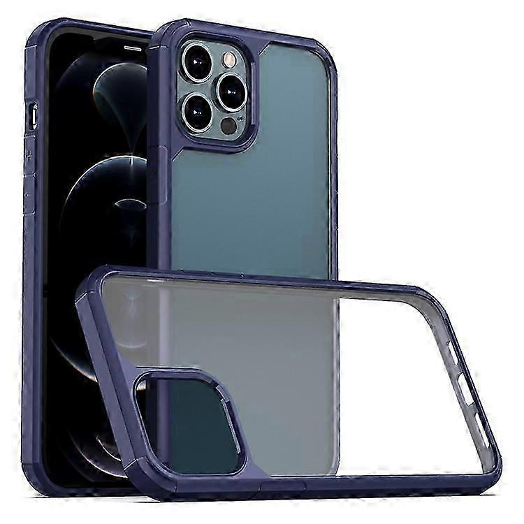 Compatible For iPhone 12 Pro Max Case Anti-Scratch TPU + PC Clear Back Shell