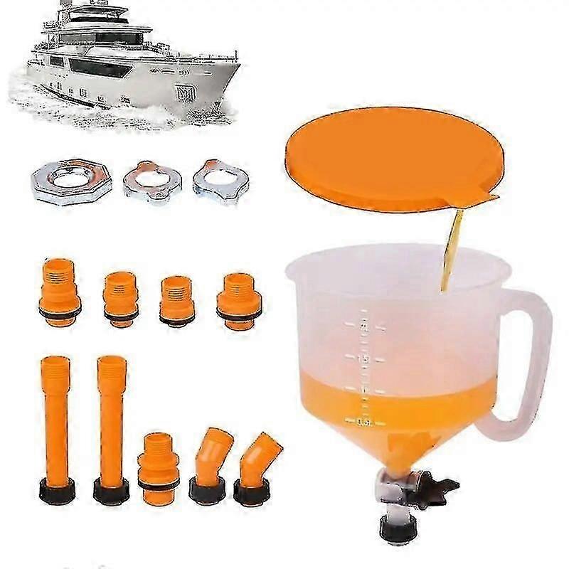 15pcs Valve Switch Radiator Funnel Set - Auto Coolant Flush Kit