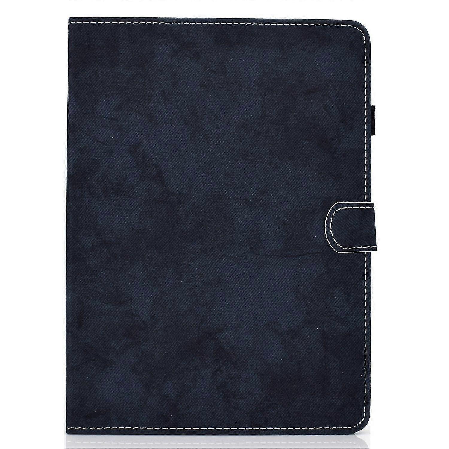 Tablet Case For Lenovo Tab P11 Gen 2 Marble Style Cloth Texture PU Tablet Protective Case(Dark Blue)