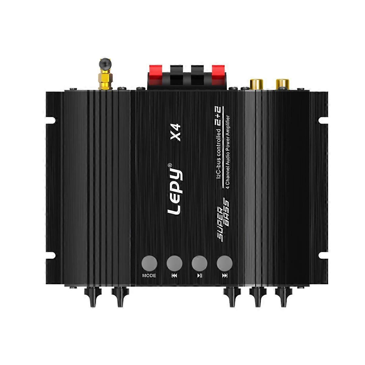 X4 HIFI 4 Channel Bluetooth 5.0 Power Amplifier US PLUG