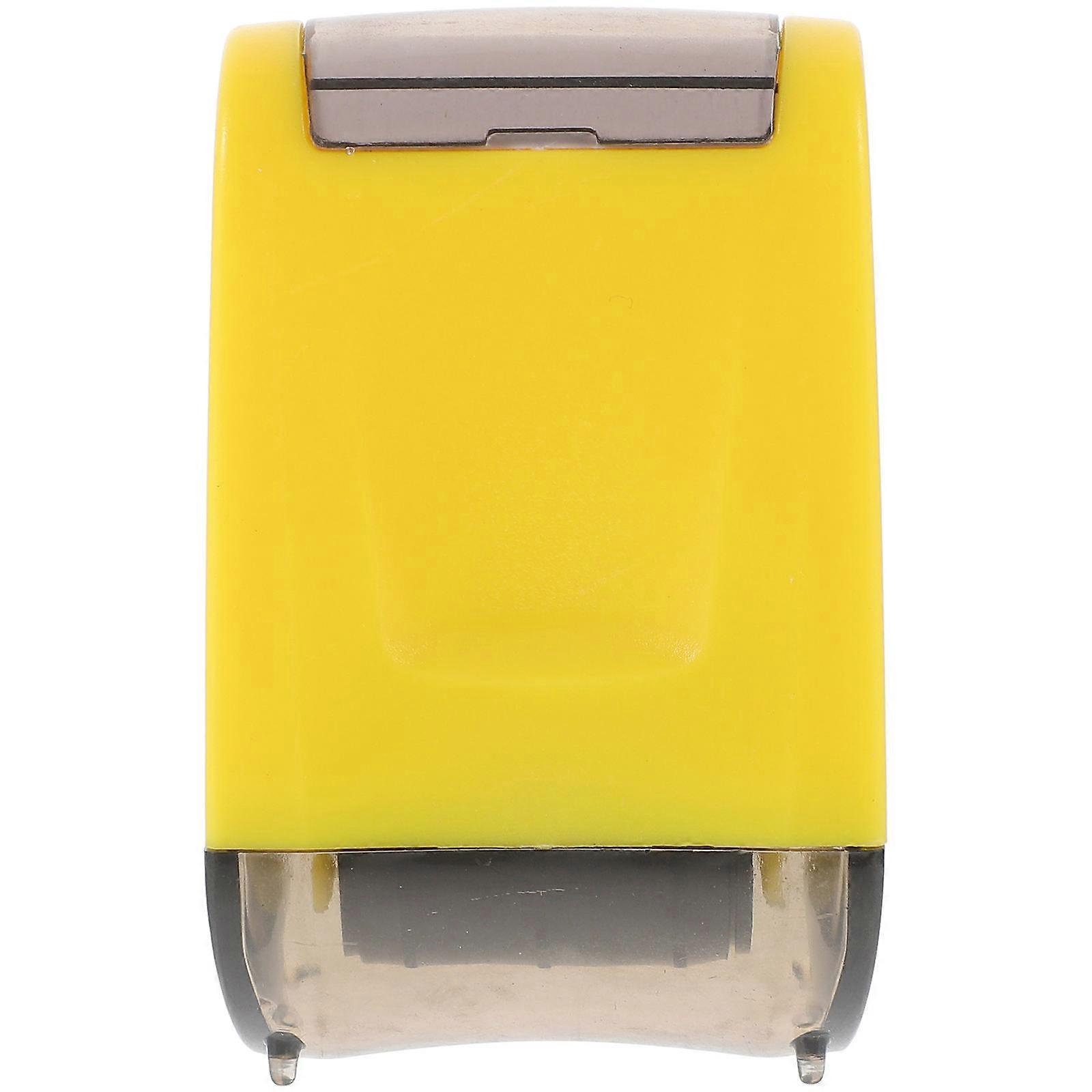 Handwritten Line Stamp Roller For Beginners 6.00X3.70X2.80cm Yellow Reusable 1Set