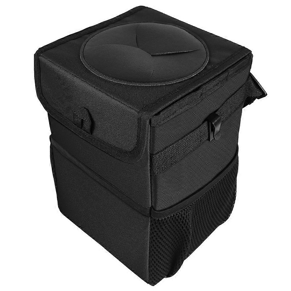 Foldable Multi Function Trash Can for Car, Durable Vehicle Mounted Garbage Bin for Organizing Groceries and Cleaning Supplies