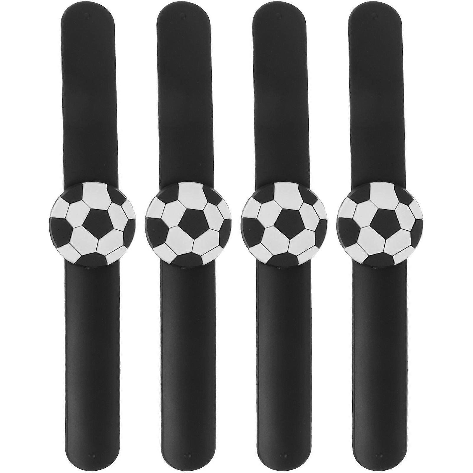Kids Slap Bracelets 4Pcs Silicone Ball Slap Wristbands Colorful Design Fun Toys For Children Parties