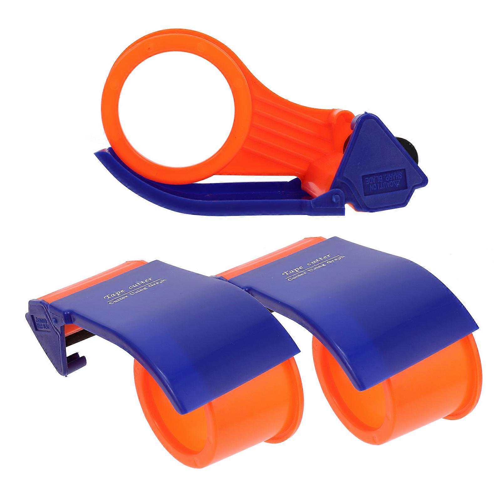 3Pack Sealing Tape Dispensers Designed For Supermarket Packaging Light Weight Compact Size For Easy Use
