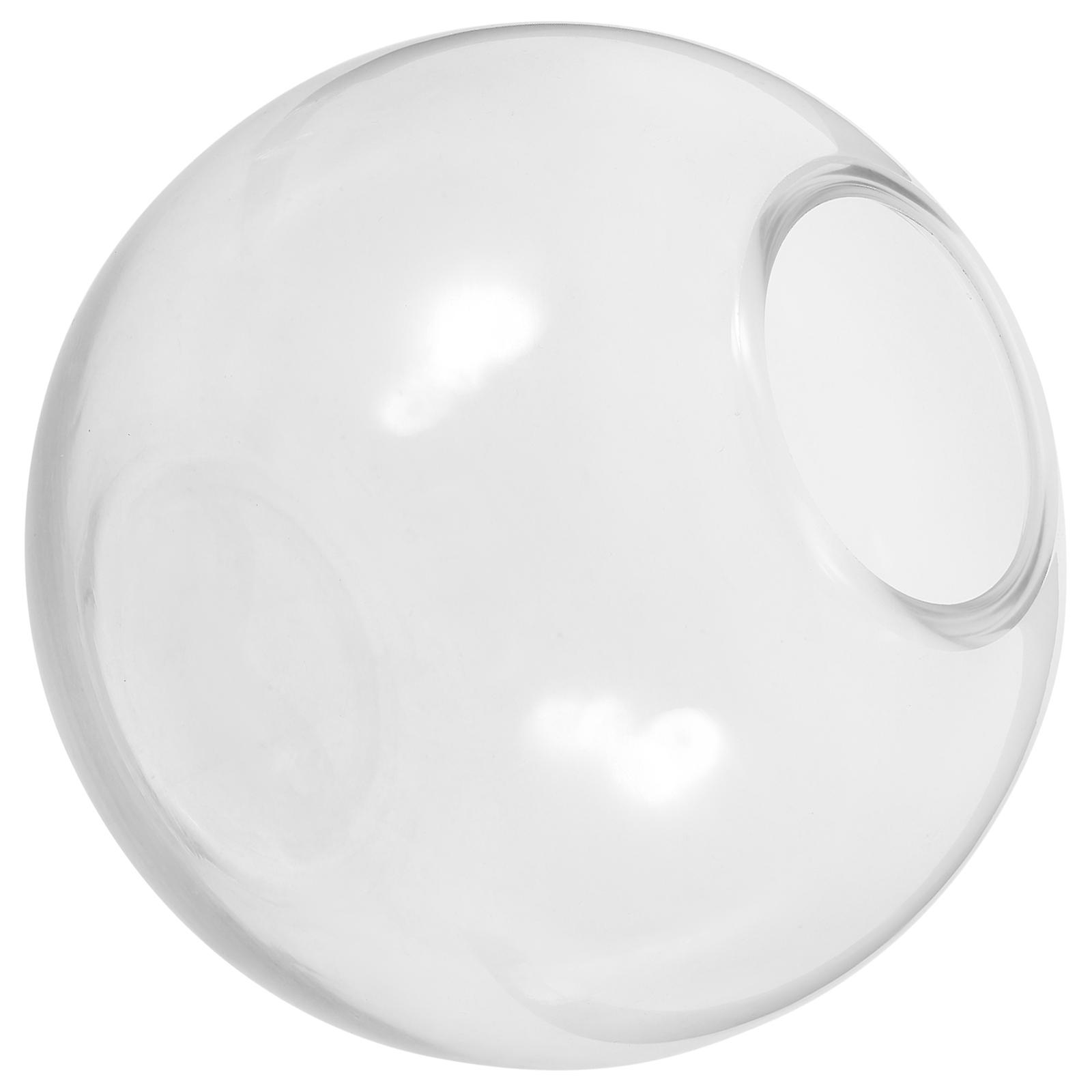 Transparent Glass Round Fish Tank for Storage Use Micro Landscape Ecological Bottle 3.5 Inches