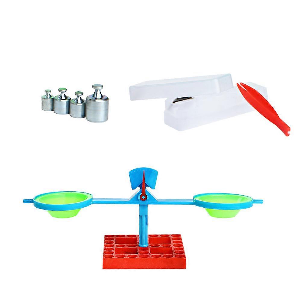 Children Balance Scale Model Toy Educational Kit For Hands-On Ability Training With Red Color 1 Set