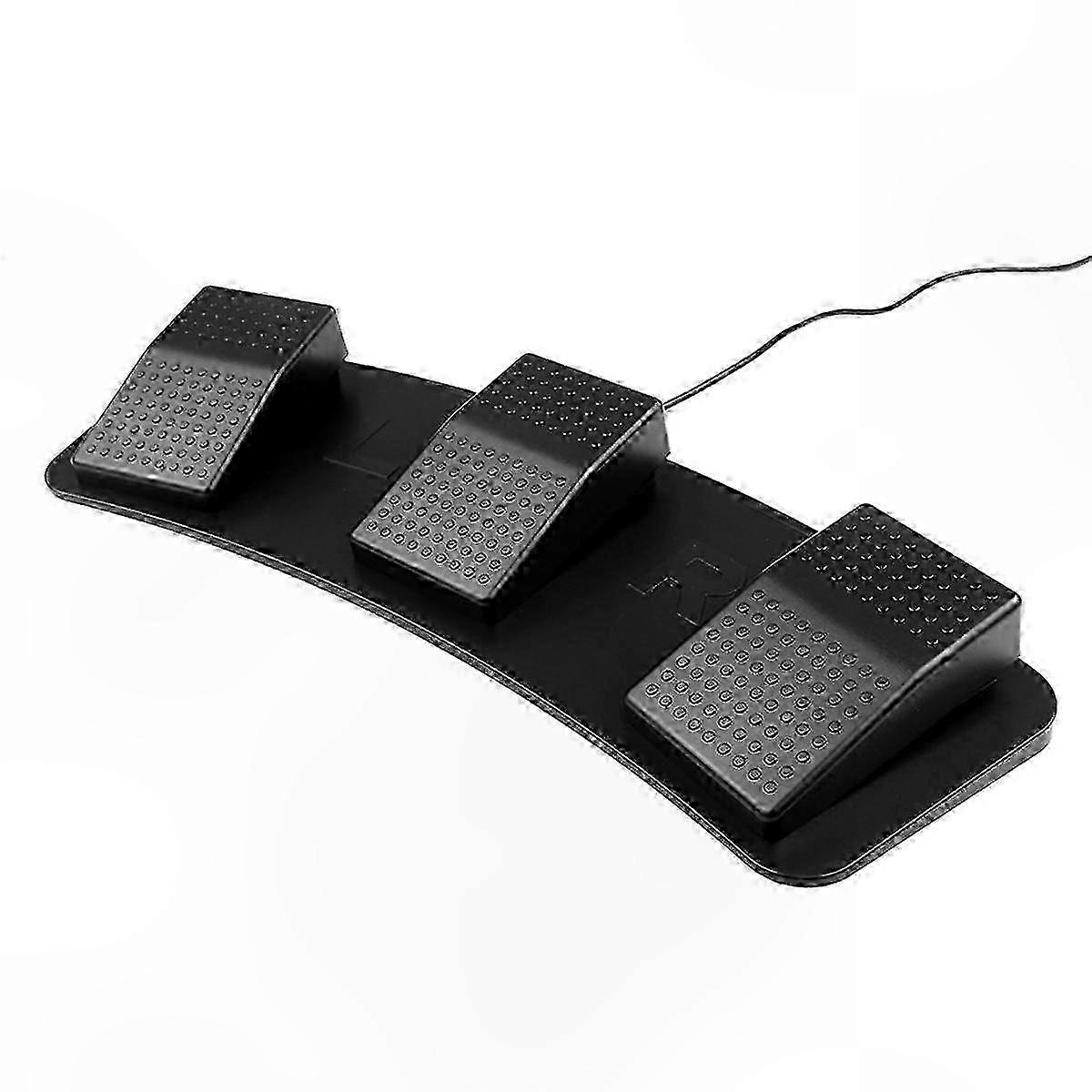 USB Triple Foot Switch with Customizable Pedals for Image Acquisition and Mechanical Control Functions