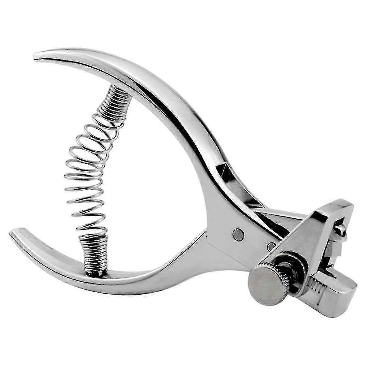 Professional 3mm Pattern Notcher Tool for Fabric & Leather Crafts - Adjustable Sewing Pattern Pliers with Depth Scale