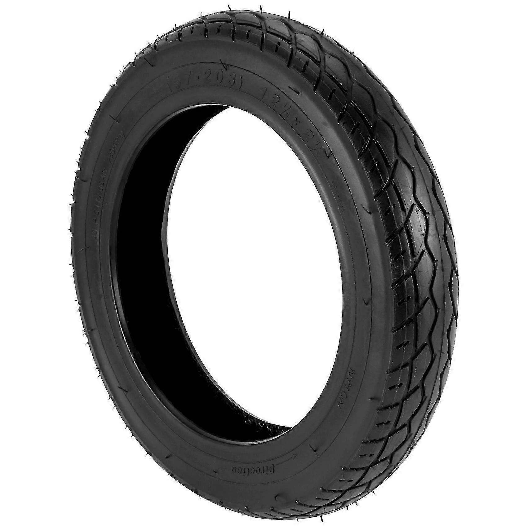 Improved Quality 12 1/2X2 1/4 (57-203) Tire for Gas Electric Scooters & E-Bikes ST1201 ST1202 Compatibility