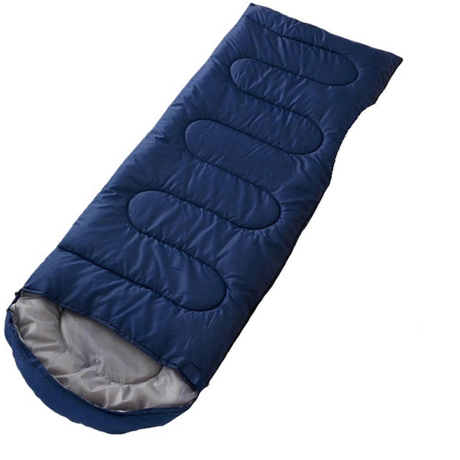 Camping Sleeping Bag Ultralight Waterproof 4-Season For Backpacking And Hiking 1.8kg Blue
