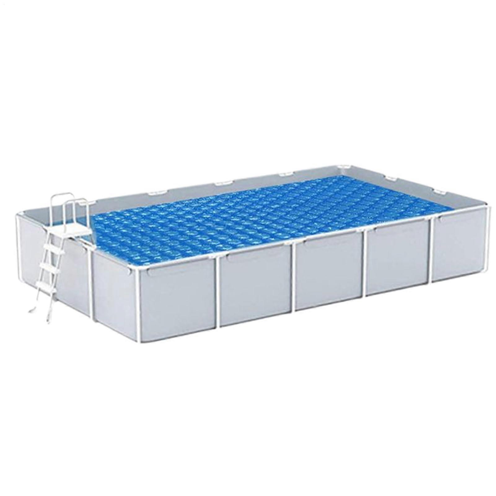 Solar Pool Cover UV Resistant Heating Sheet for Inground and Above Ground Swimming Pools 220x150cm