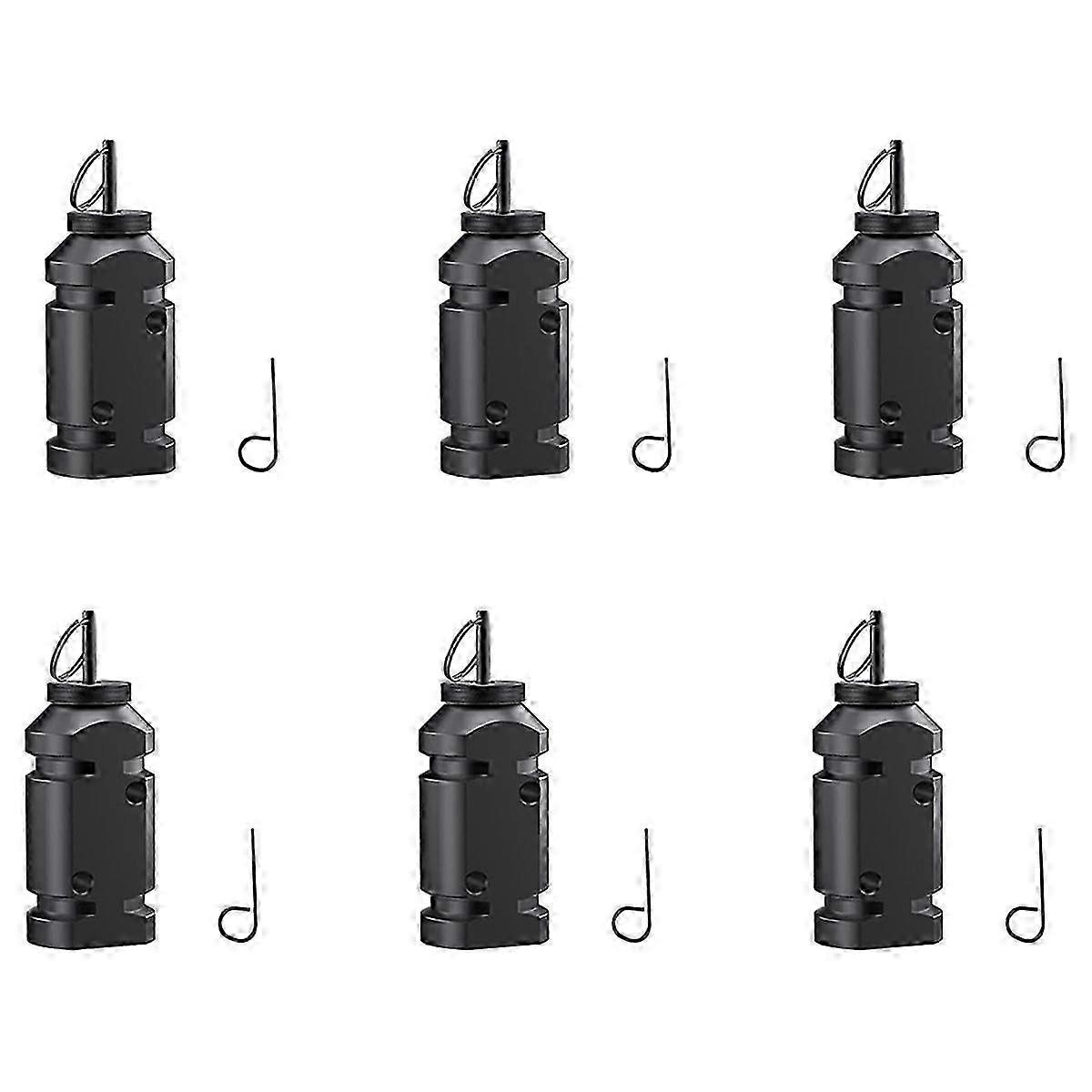 6pcs 12 gauge camping trip wire alarm device