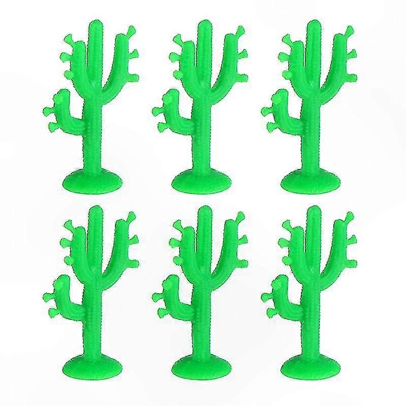 100 Count Cactus-Shaped Plastic Pieces for Crafts and Decorations