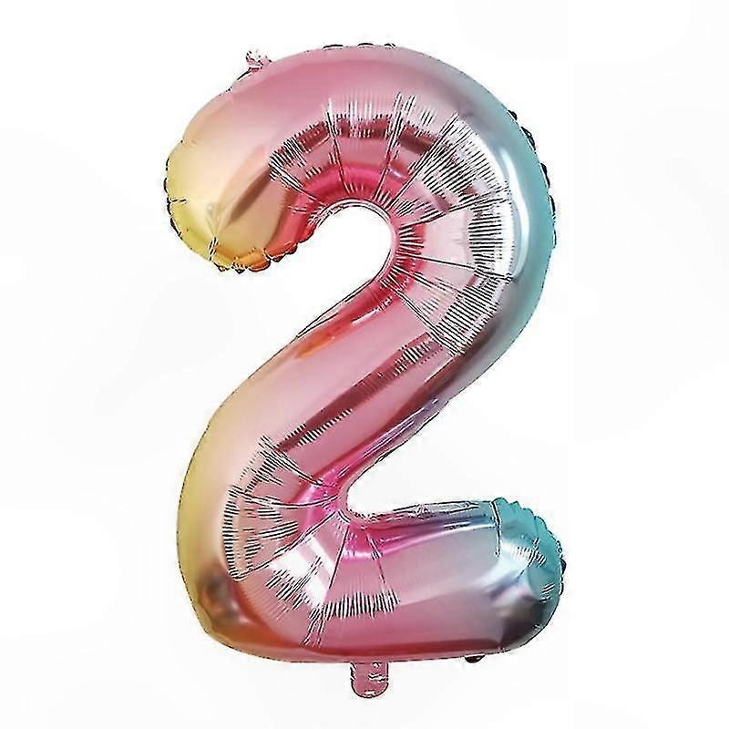 Single Foil Balloon with Number Design
