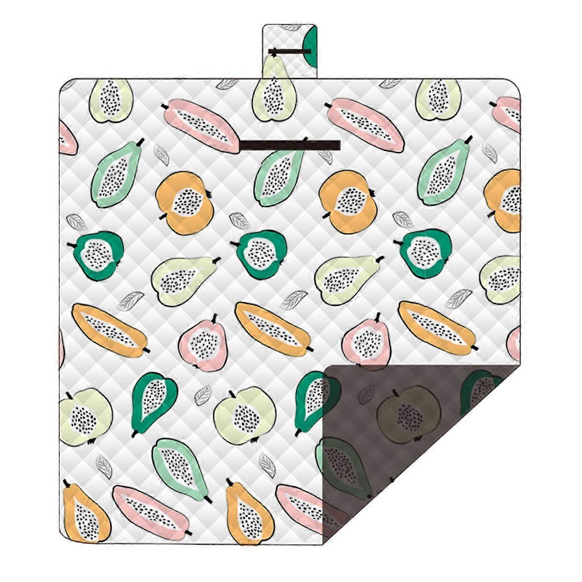 ピクニックブランケット、洗えるビーチブランケット、ピクニックブランケット、キャンプブランケット、キャリーハンドル付き、ピクニック用、ガーデン、ビーチ、150 * 200cm