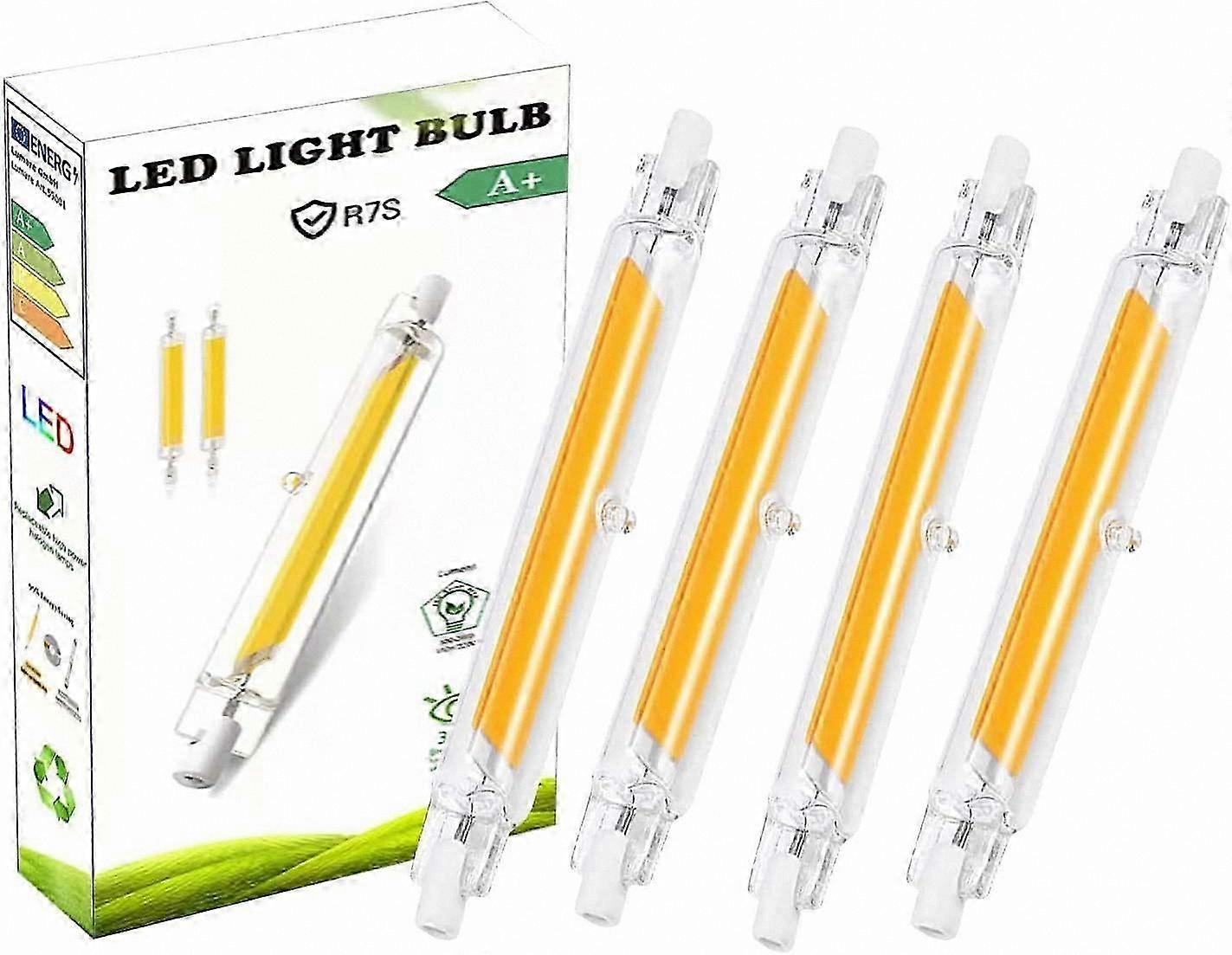 LED R7s 20W Dimmable Bulb, 4000K Cool White, 118mm Double Ended J-Type Replacement, 360° Beam Angle, Pack of 2