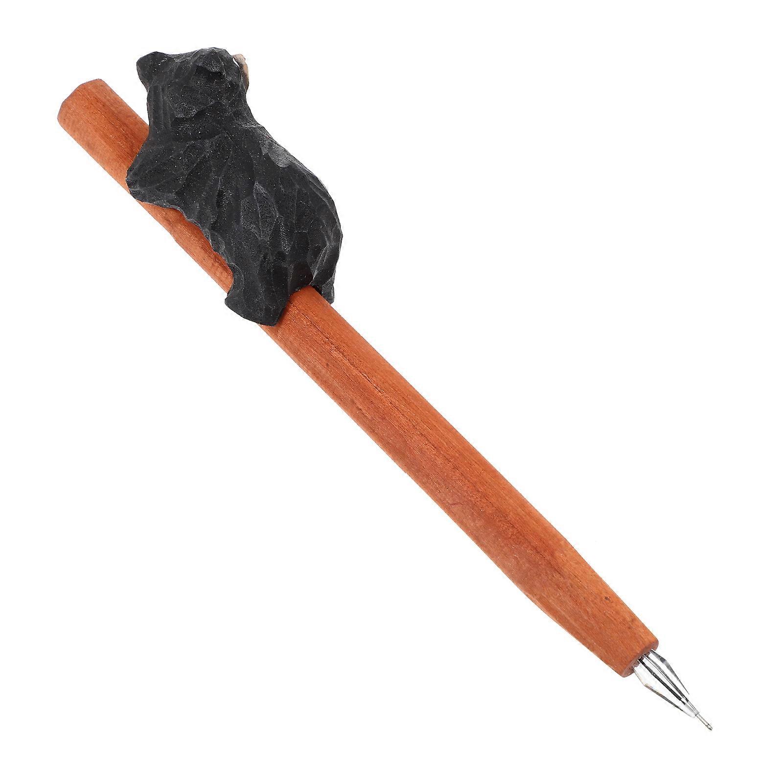 Novelty Pens Wood Pen for Office Use Daily Writing Assorted Color Wood Material Writing 1Pack