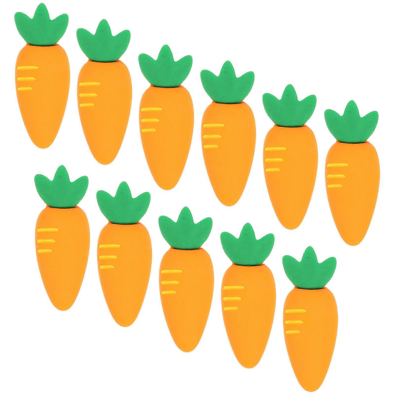 Carrot Decor Resin Craft Carrot Pieces Earrings Diy Projects Resin Material Assorted Color 50Pcs