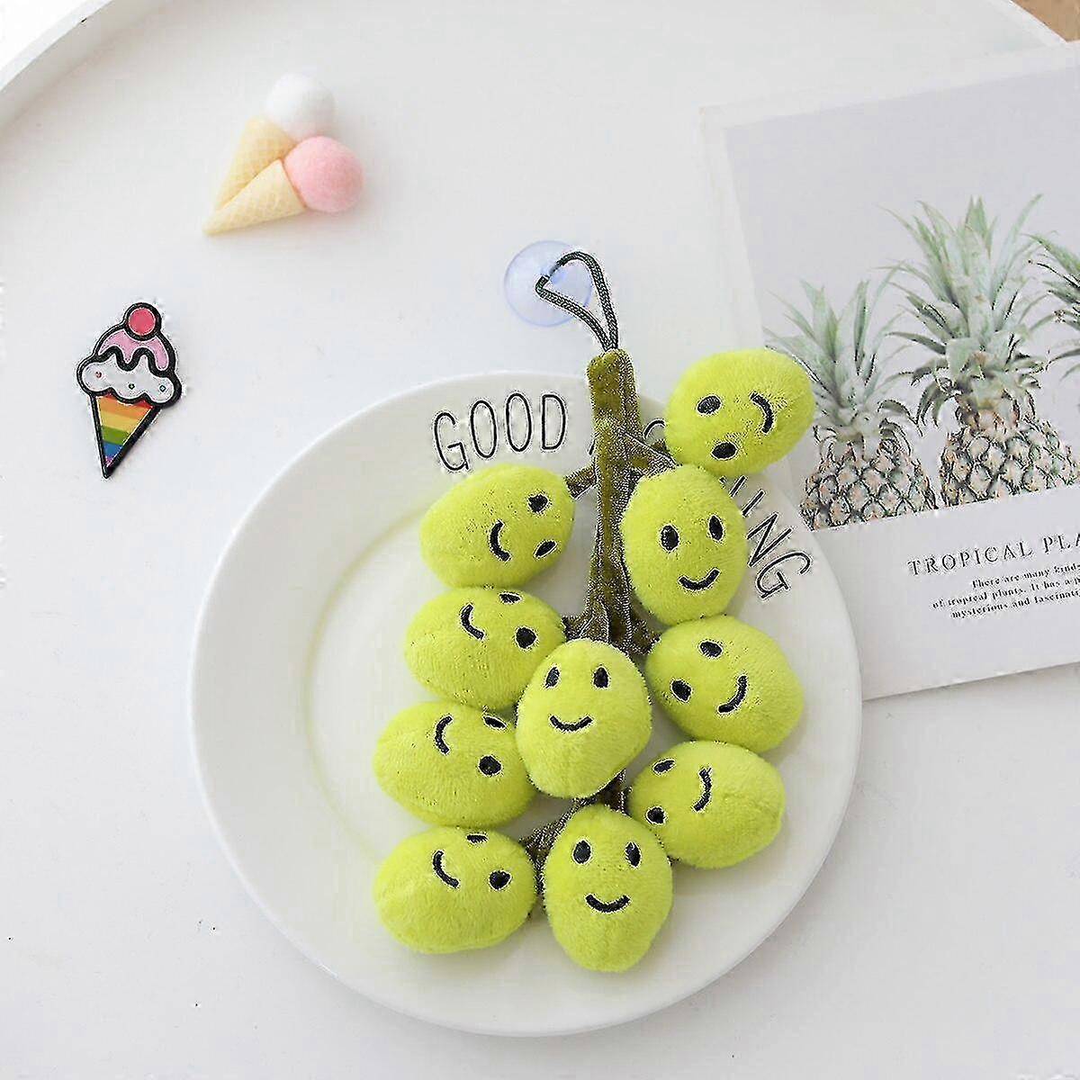 20/26cm Creative Plush Fruit Toys A Bunch Of Grapes Soft Stuffed Pl...