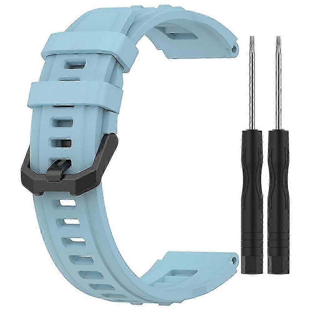 For Huami Amazfit T-rex Ultra A2142 Silicone Watch Strap Adjustable Wrist Band