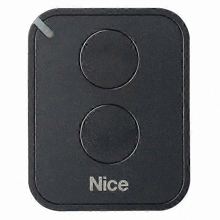 Remote Control for Automatic and Garage Doors - 2-Button Transmitter Compatible with RB400 and RB1000 Systems - Black