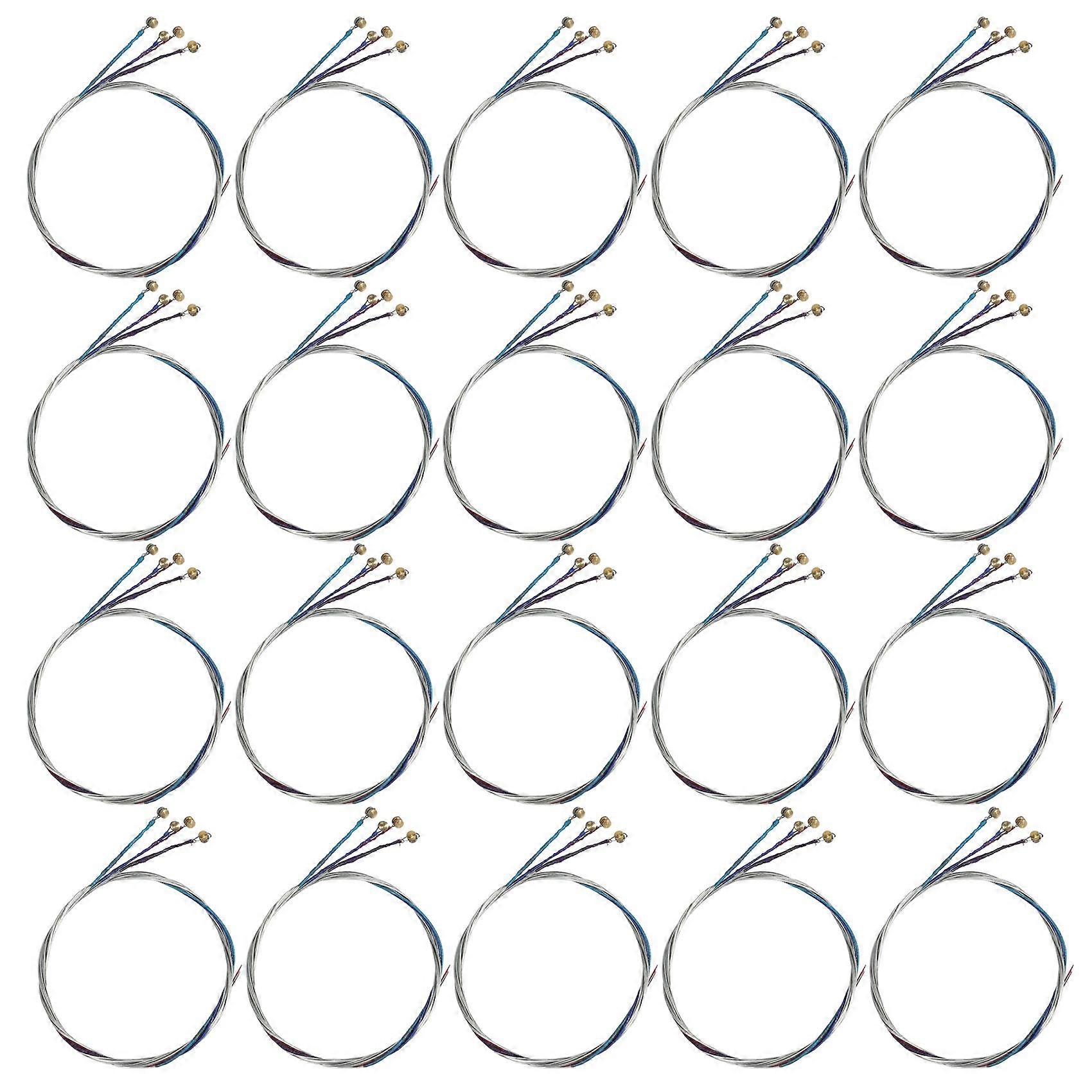 80Pcs A Set of Violin Strings E-A-D-G Core Steel+Nickel Wound Exquisite Stringed Musical Instrument